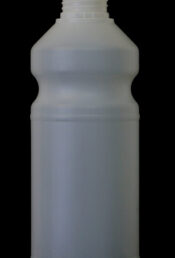 1L HDPE Natural Waisted Bottle