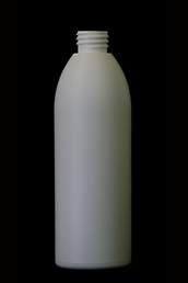500ml White HDPE Bullet Bottle